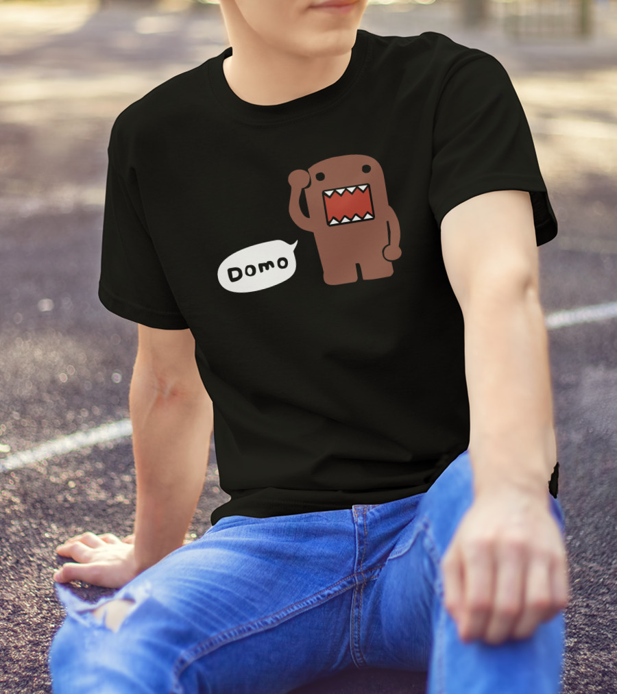 Domo Kun Japanese TV Anime Manga Comics Iconic Character T-Shirt
