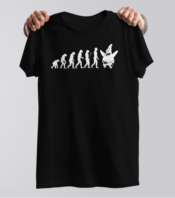 Evolution Patrick Star Spongebob Schwammkopf Tv Kult Usa Kinder Child T-Shirt