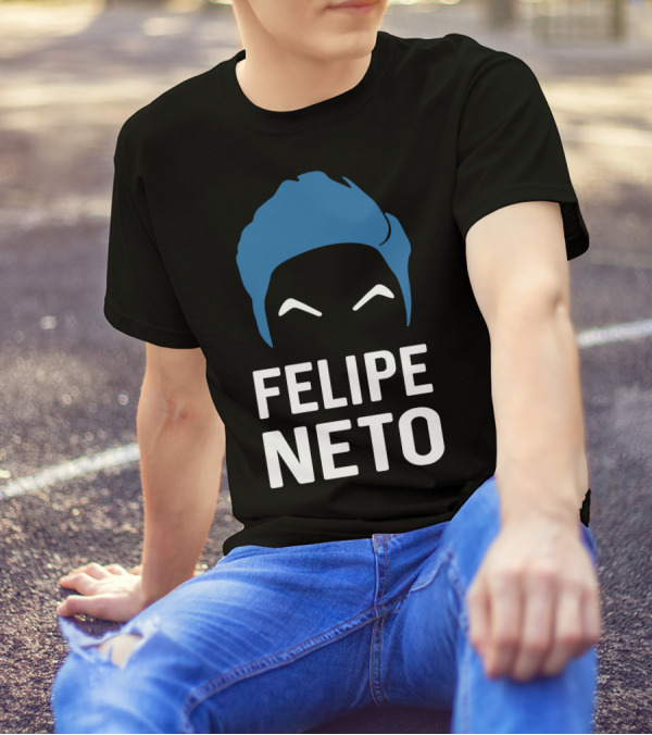 Felipe Neto Blue Hair T-Shirt