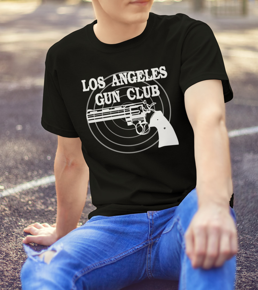 Los Angeles Gun Club Revolver Target T-Shirt