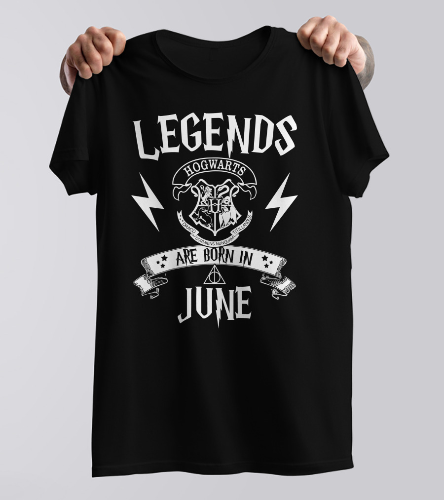 Legends Hogwarts Are Born In June T-Shirt