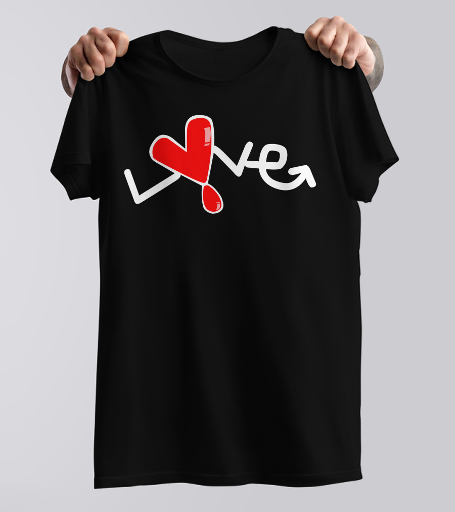 Love Victor Kim Heart Arrow Balloon T-Shirt