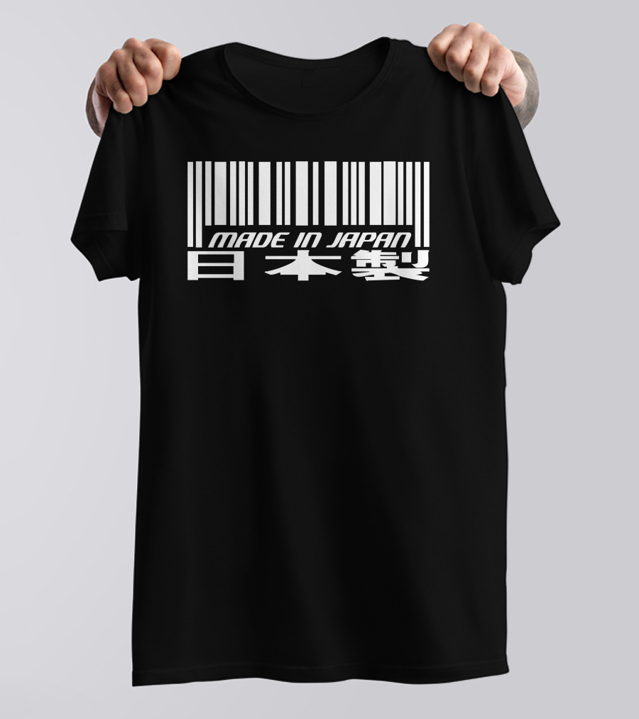 Made In Japan Barcode Sticker Vinyl Decal Car Window Bumper Jdm T-Shirt
