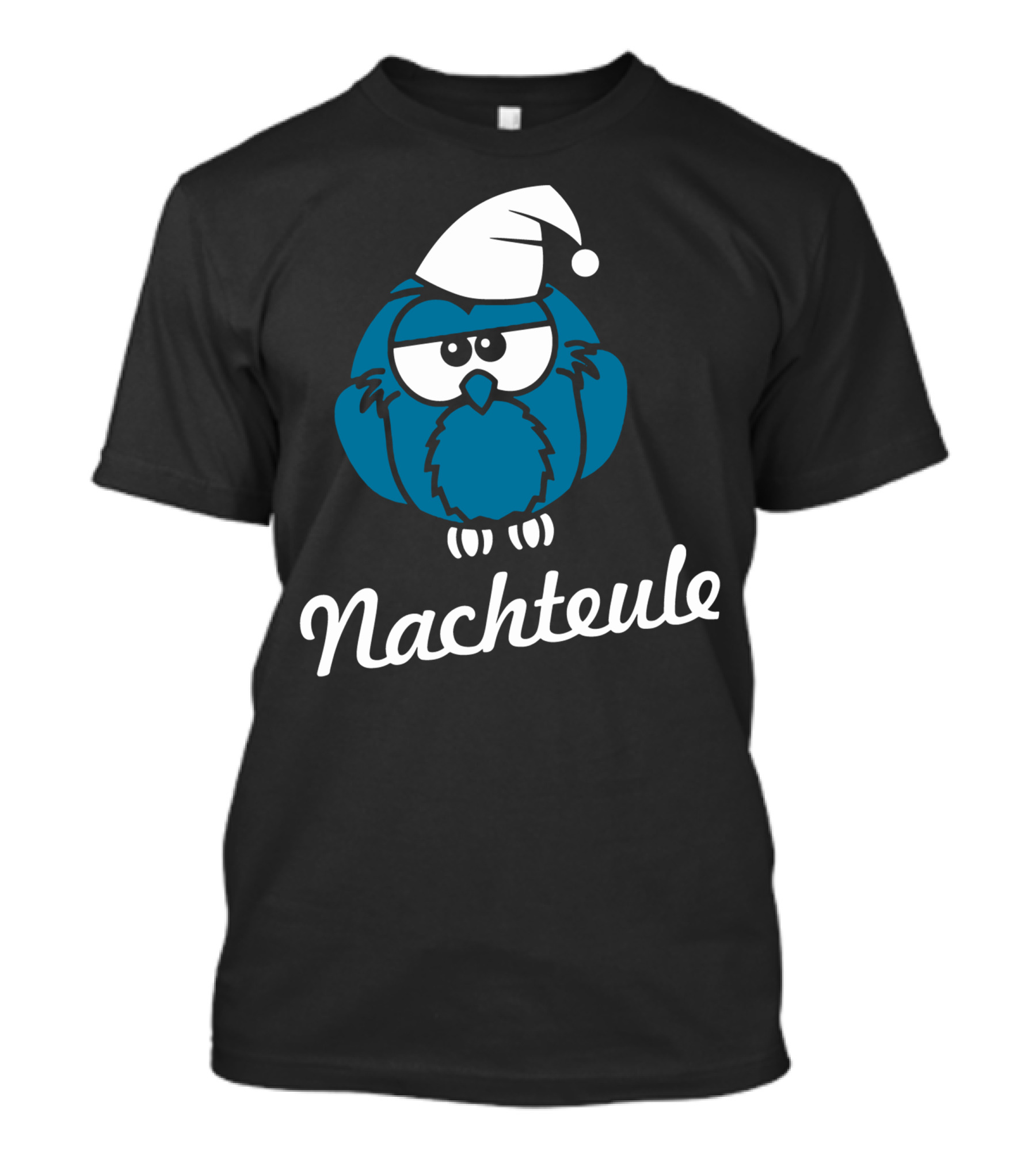 Nachteule Owl In Sleep Cap T-Shirt