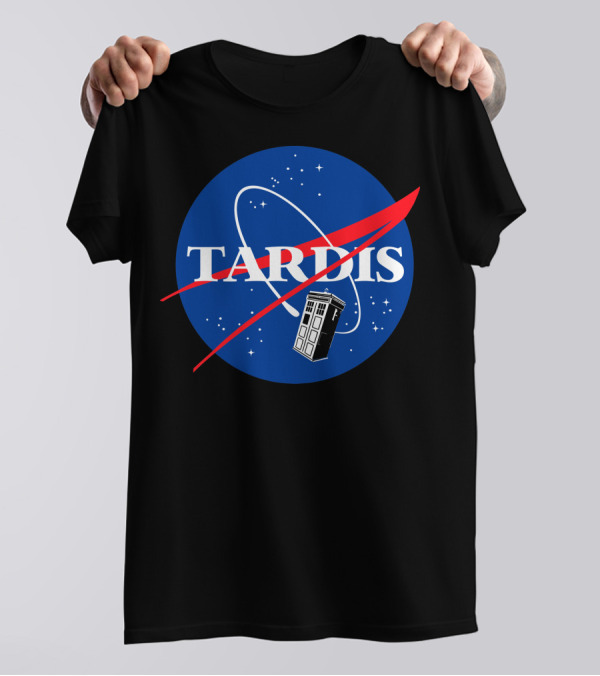 NASA TARDIS Space Logo Doctor Who Crossover T-Shirt