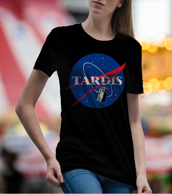 NASA TARDIS Space Logo Doctor Who Crossover T-Shirt