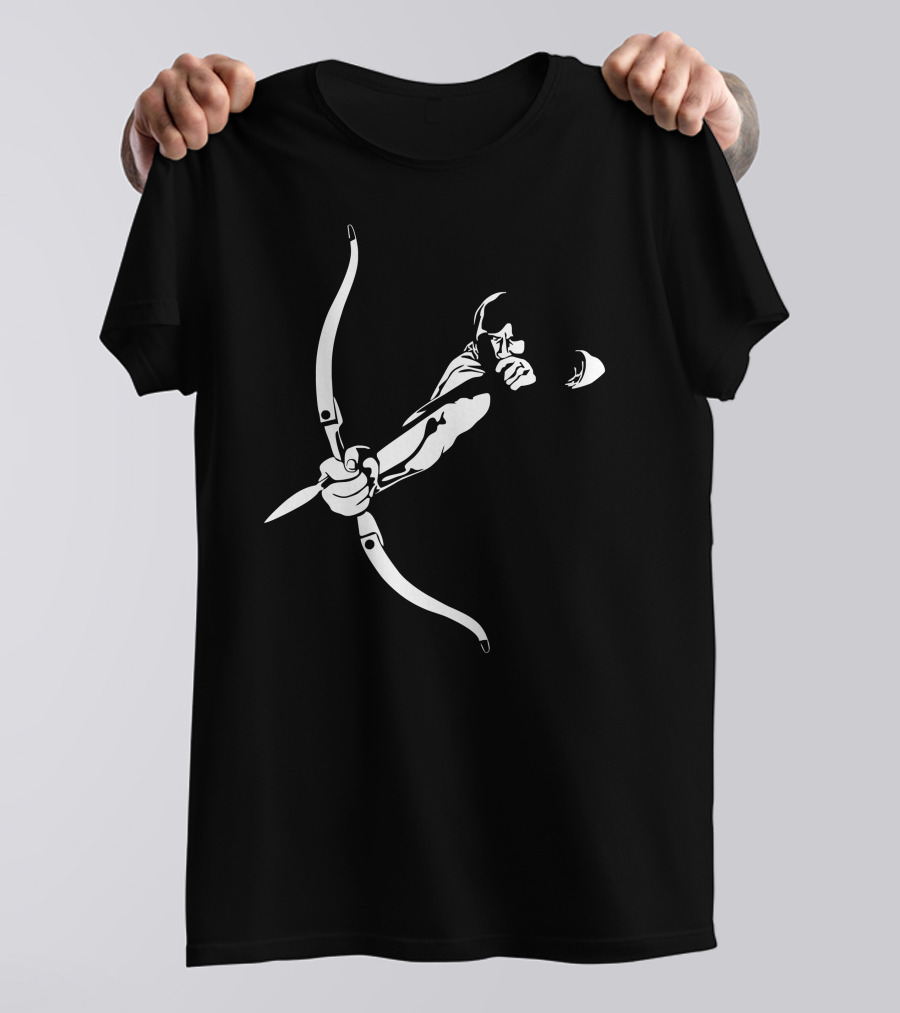 Pfeil Bogen Bow Archery Magic Fantasy Hunter Schurke Assasins Arrow T-Shirt