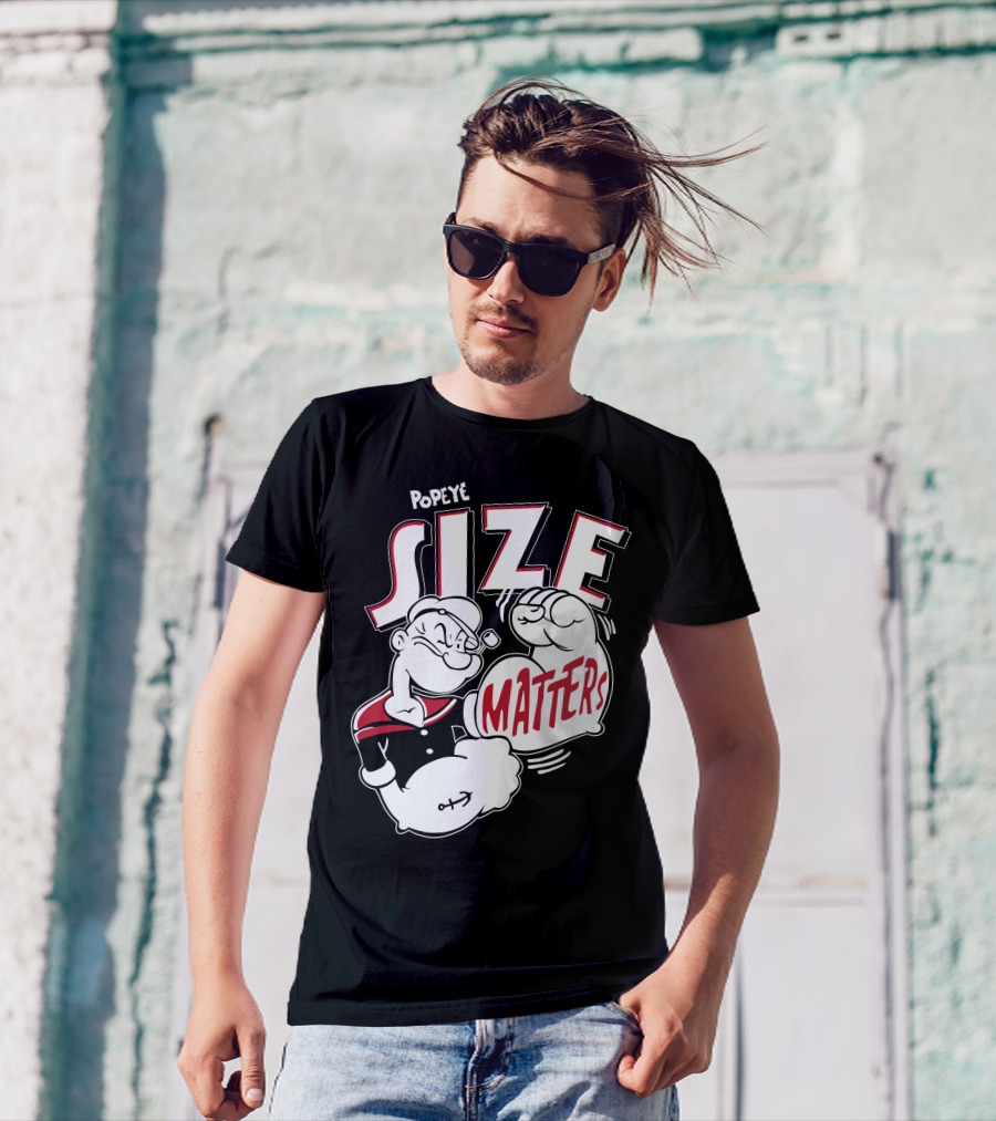 Popeye Size Matters T-Shirt