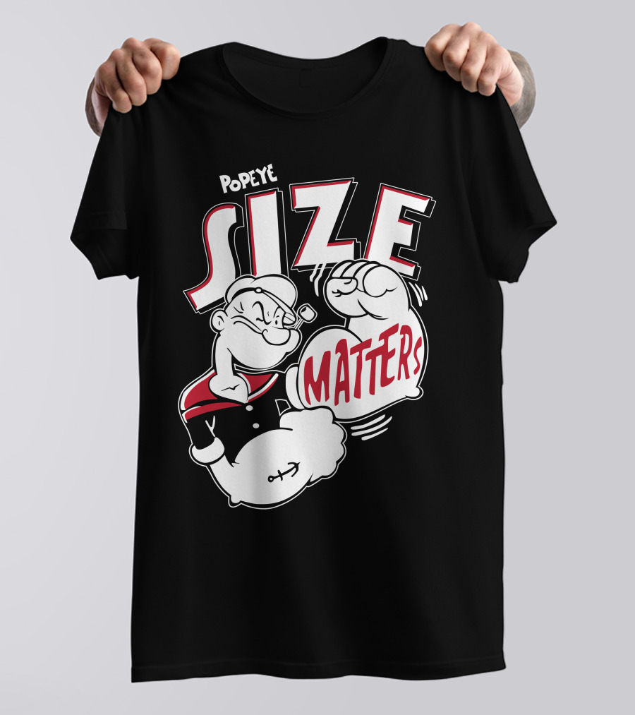 Popeye Size Matters T-Shirt