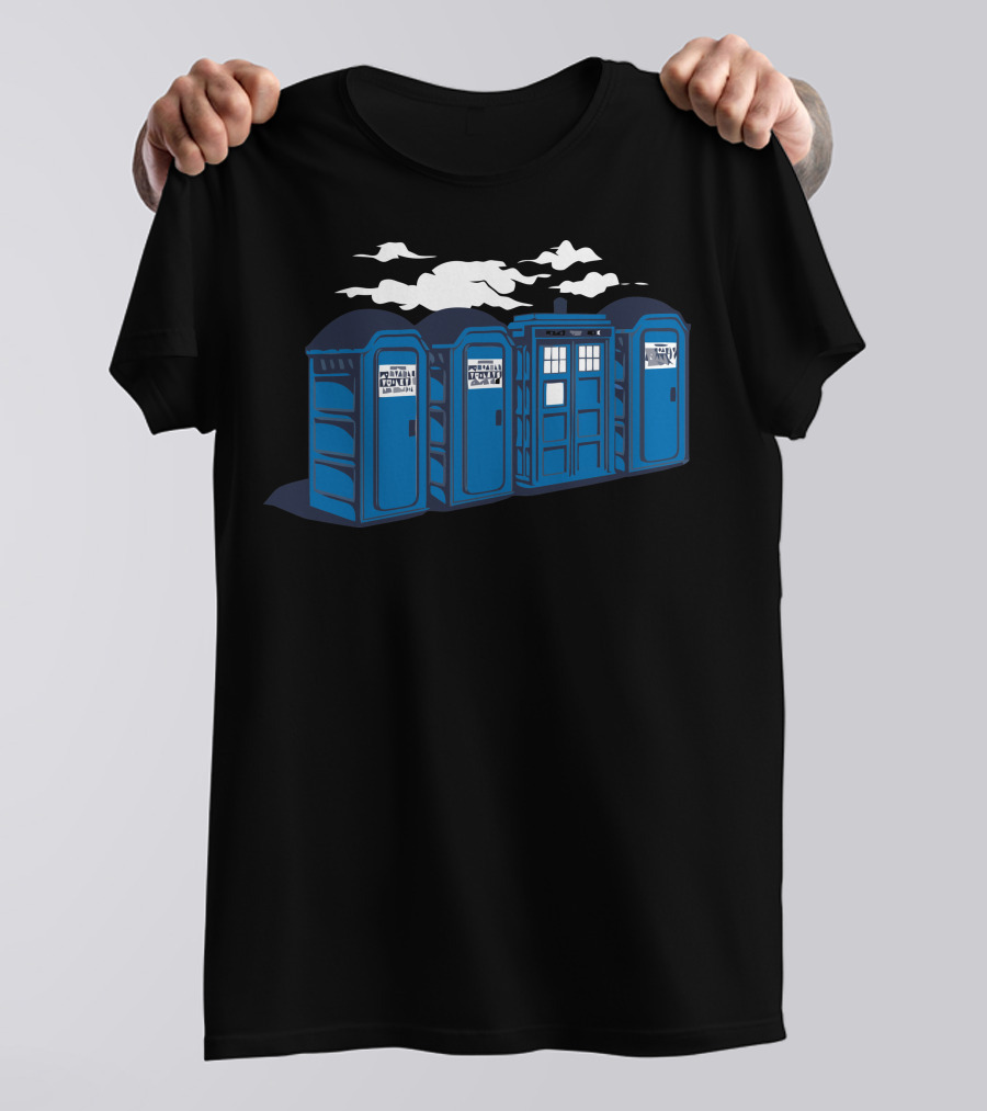 Port A Tardis Doctor Who Portable Toilets T-Shirt