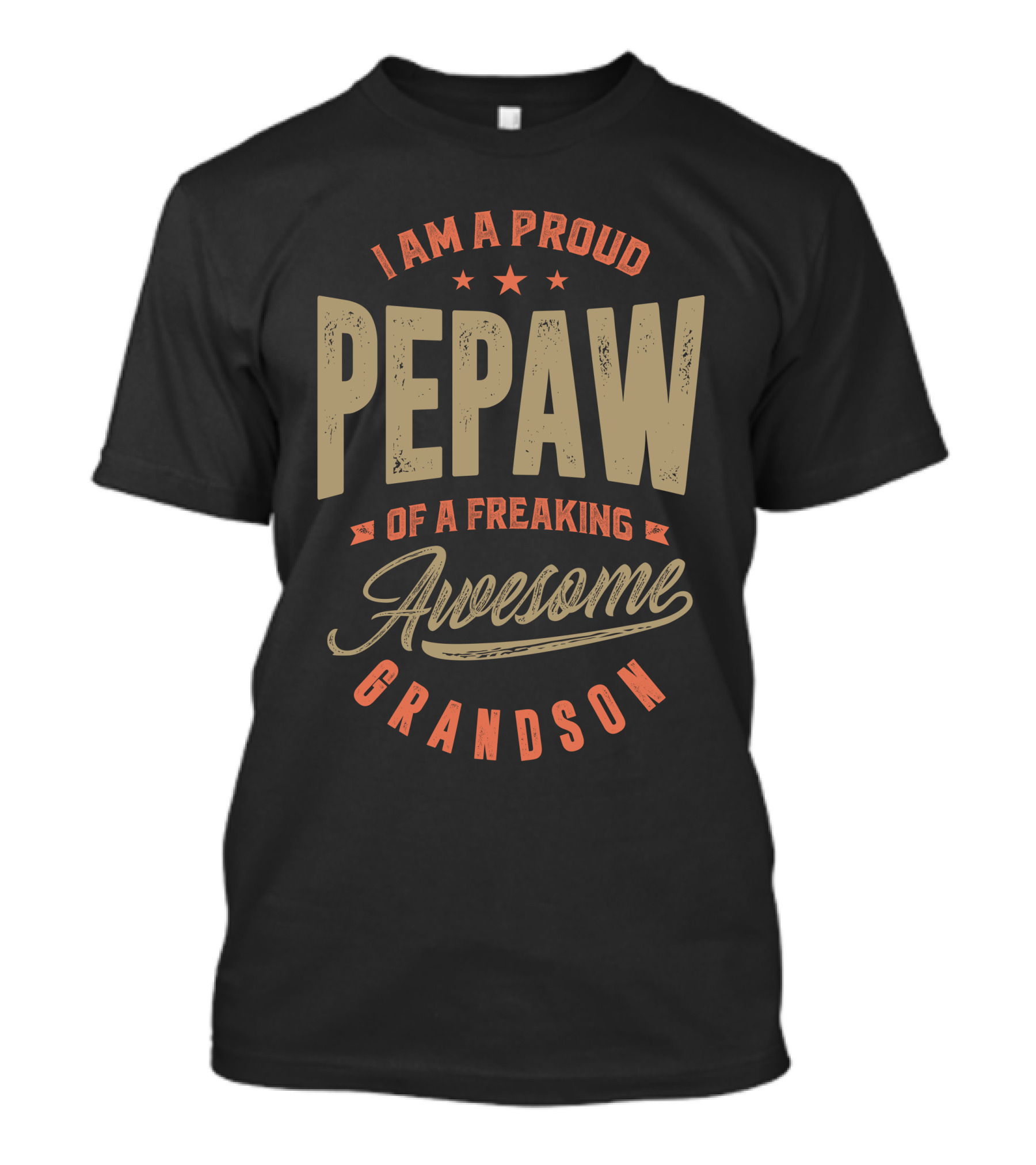 I Am A Proud Pepaw Of A Freaking Awesome Grandson T-Shirt