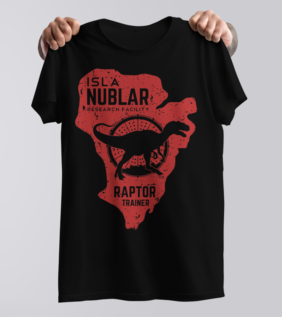 Isla Nublar Research Facility Raptor Trainer T-Shirt