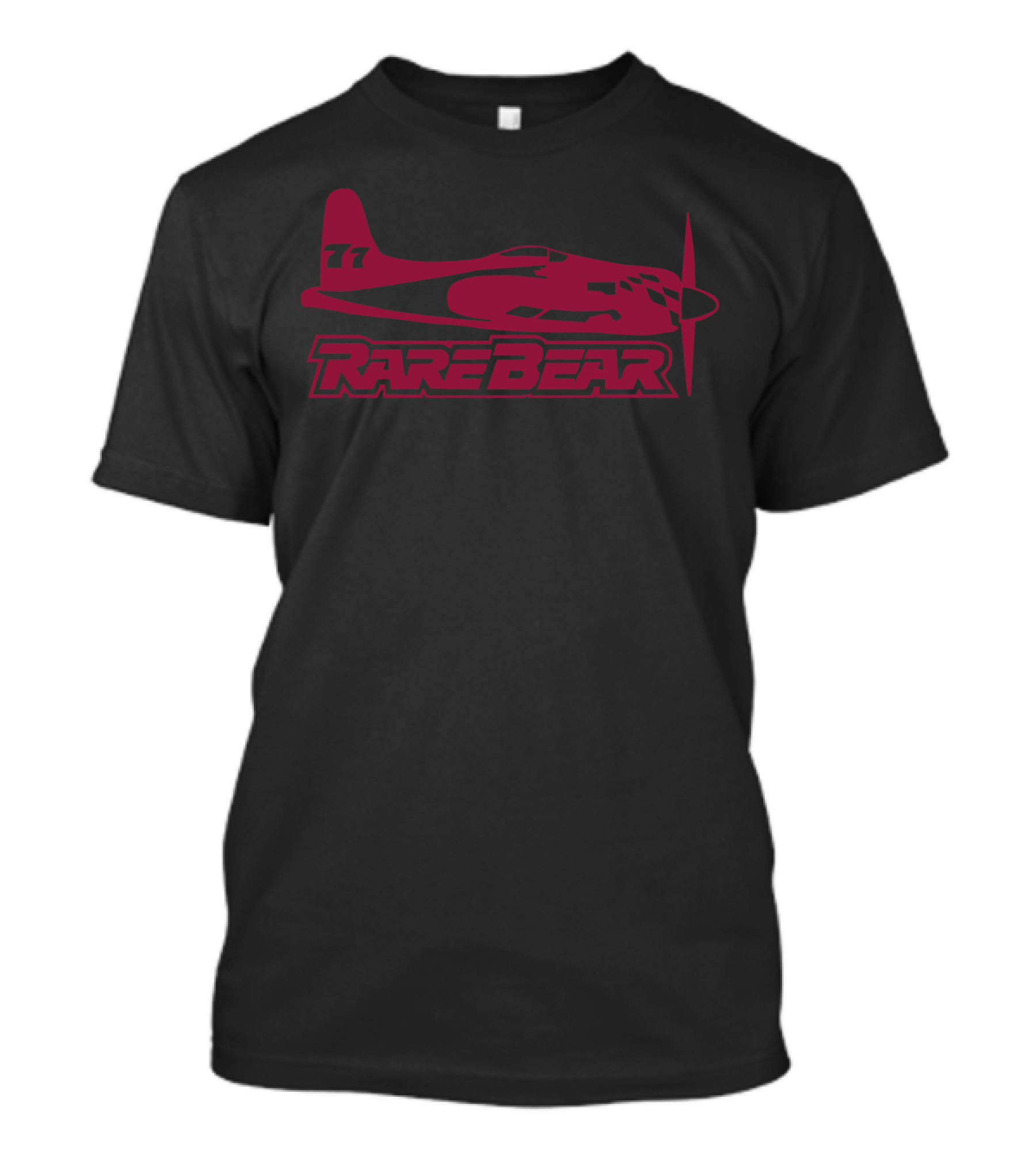 Rare Bear 77 Reno Air Racer Unlimited Racing Decal T-Shirt