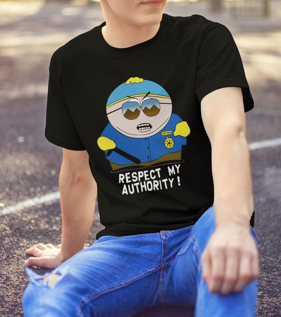 South Park Cartman Respect My Authority T-Shirt