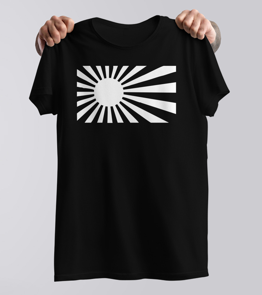 Rising Sun Japan Flag Sticker Vinyl Decal T-Shirt