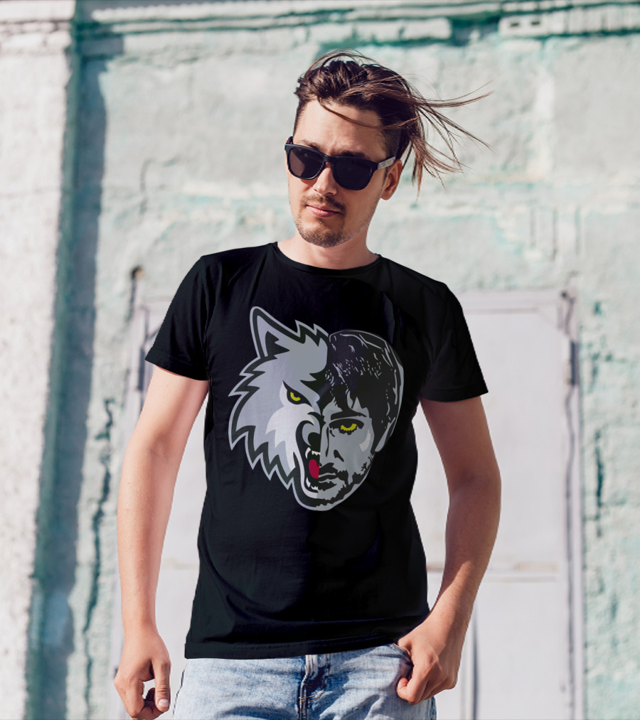 Rubio Game Timberwolves Wolf Hybrid T-Shirt