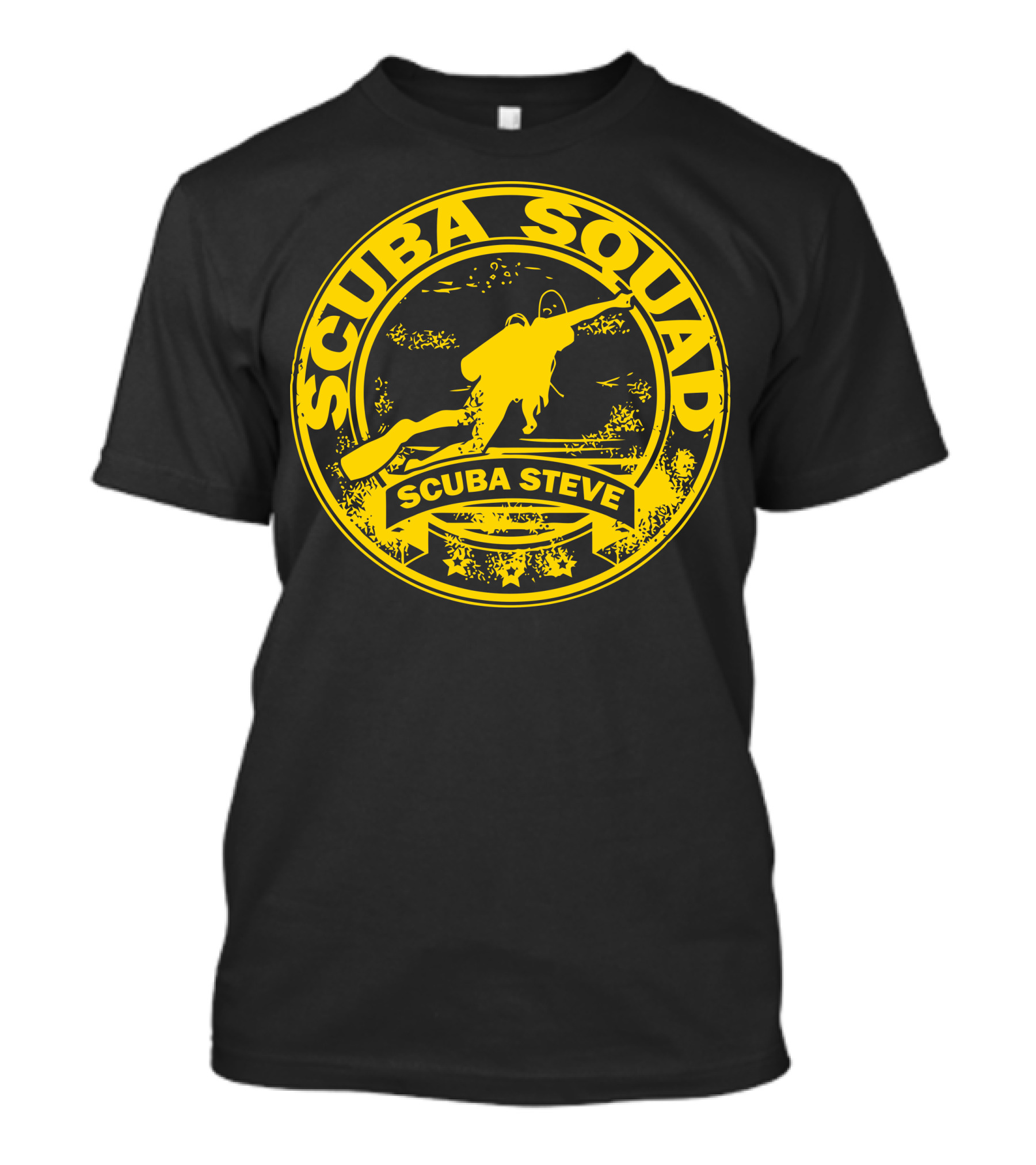 Scuba Squad Scuba Steve Diver Emblem T-Shirt