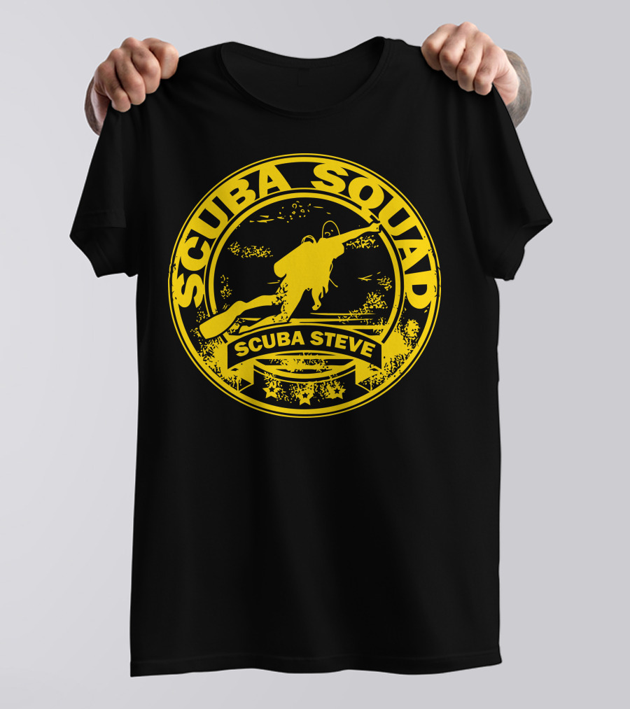Scuba Squad Scuba Steve Diver Emblem T-Shirt