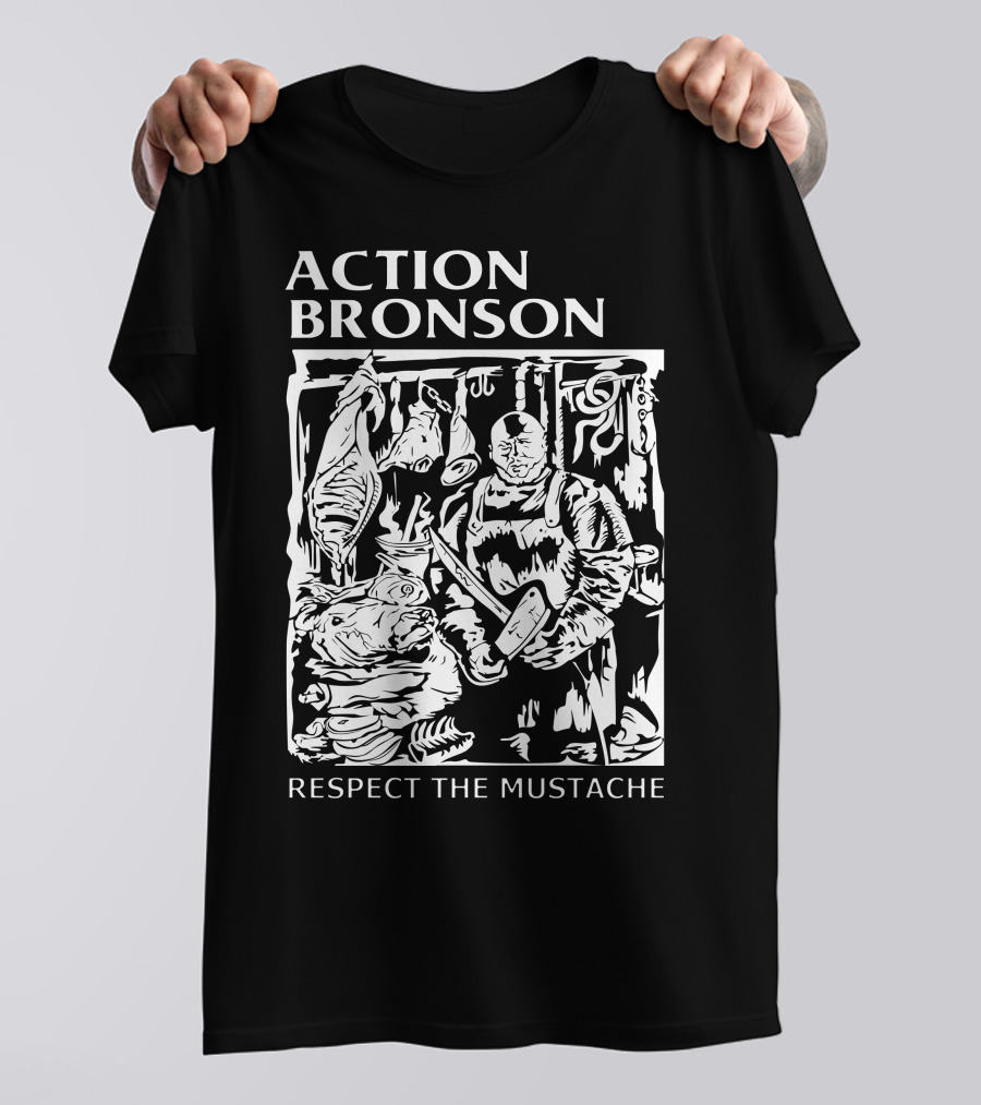 ACTION BRONSON RESPECT THE MUSTACHE T-Shirt