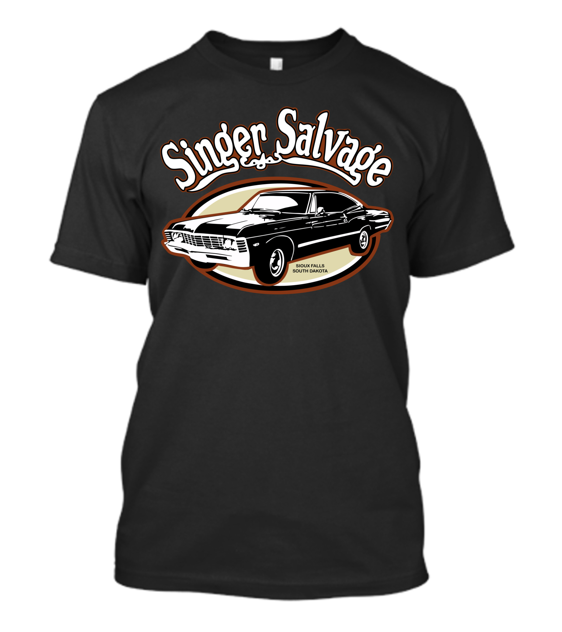 Singer Salvage Sioux Falls South Dakota Car T-Shirt
