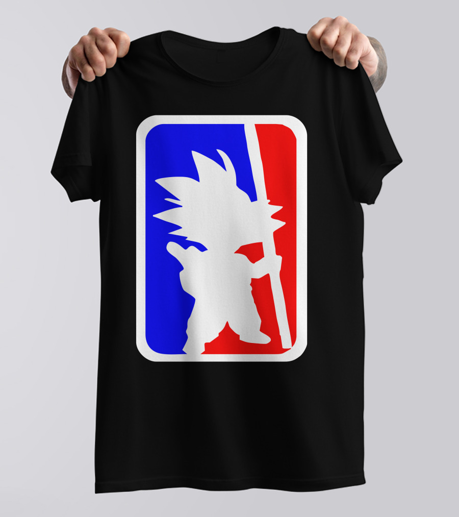 Son Goku NBA Logo Parody Fun T-Shirt