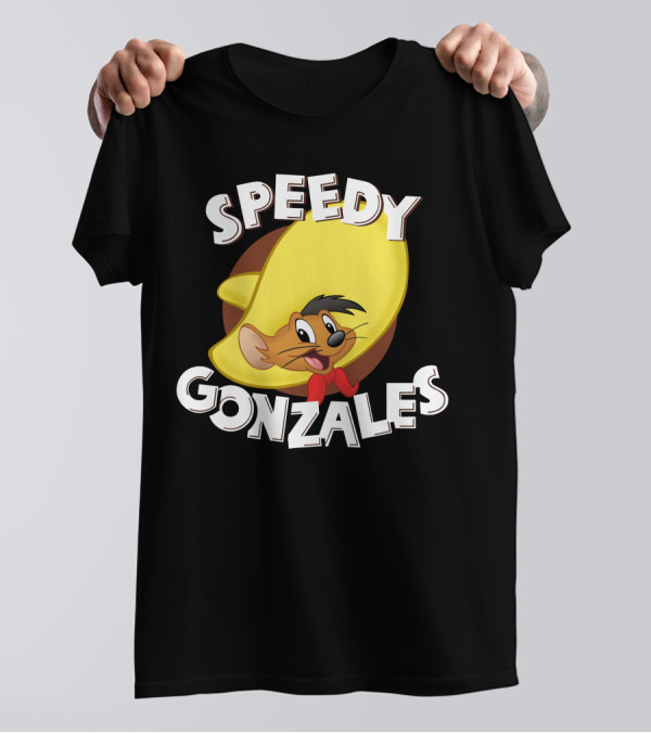 Speedy Gonzales Character With Iconic Big Yellow Sombrero T-Shirt