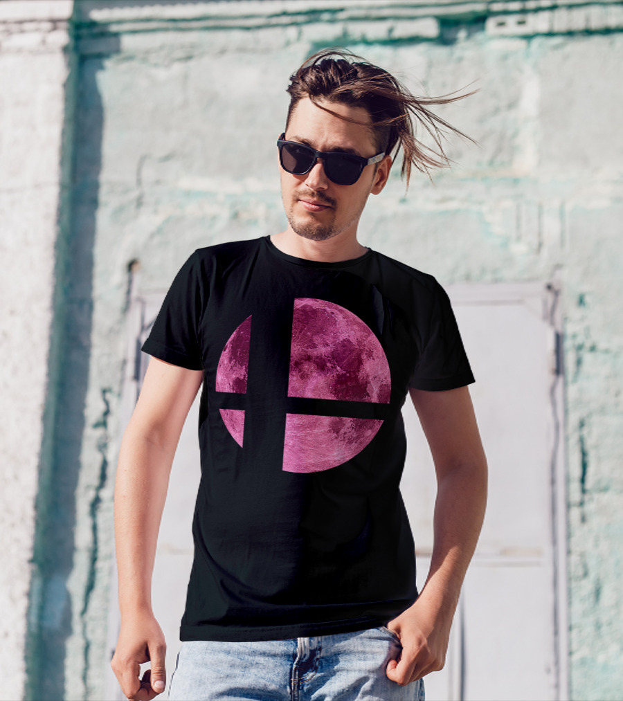 Super Smash Bros Pink Moon T-Shirt