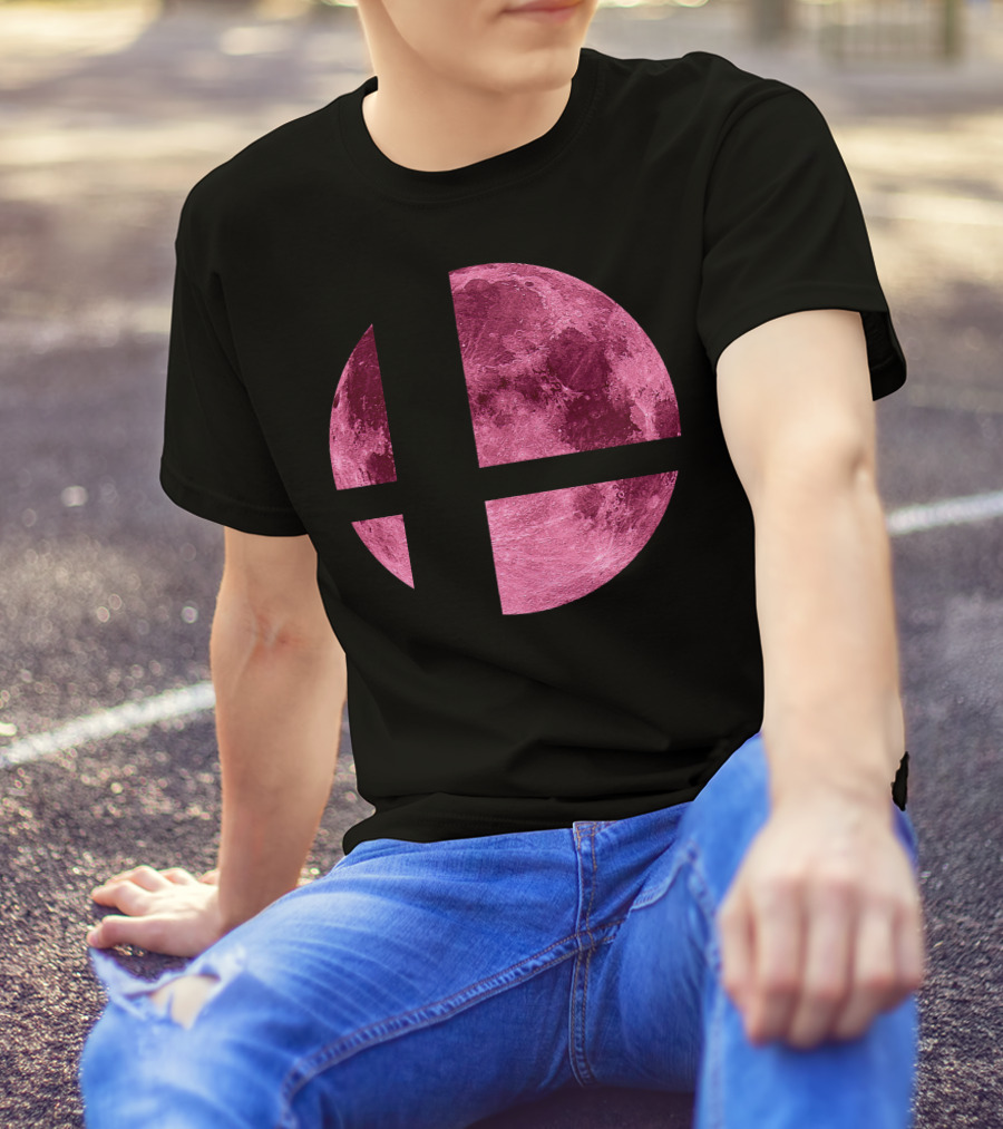 Super Smash Bros Pink Moon T-Shirt