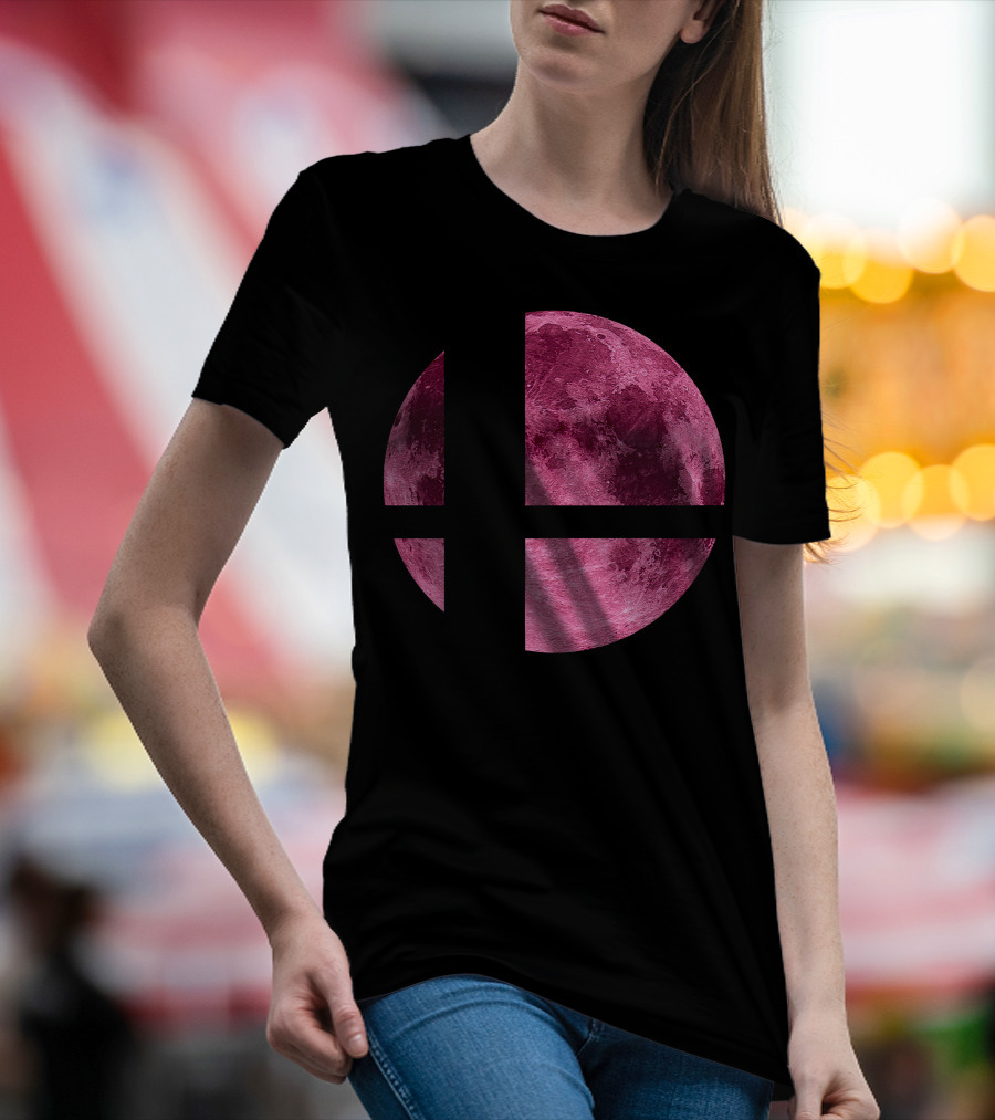 Super Smash Bros Pink Moon T-Shirt
