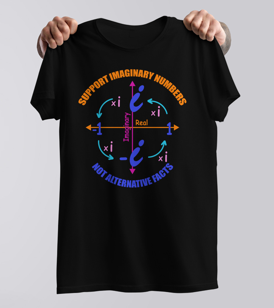 Support Imaginary Numbers Real Imaginary Not Alternative Facts T-Shirt