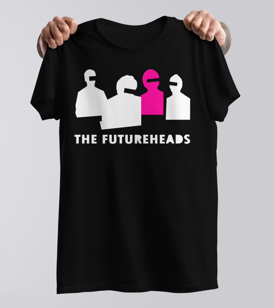 The Futureheads Silhouette Design With Pink Figure T-Shirt