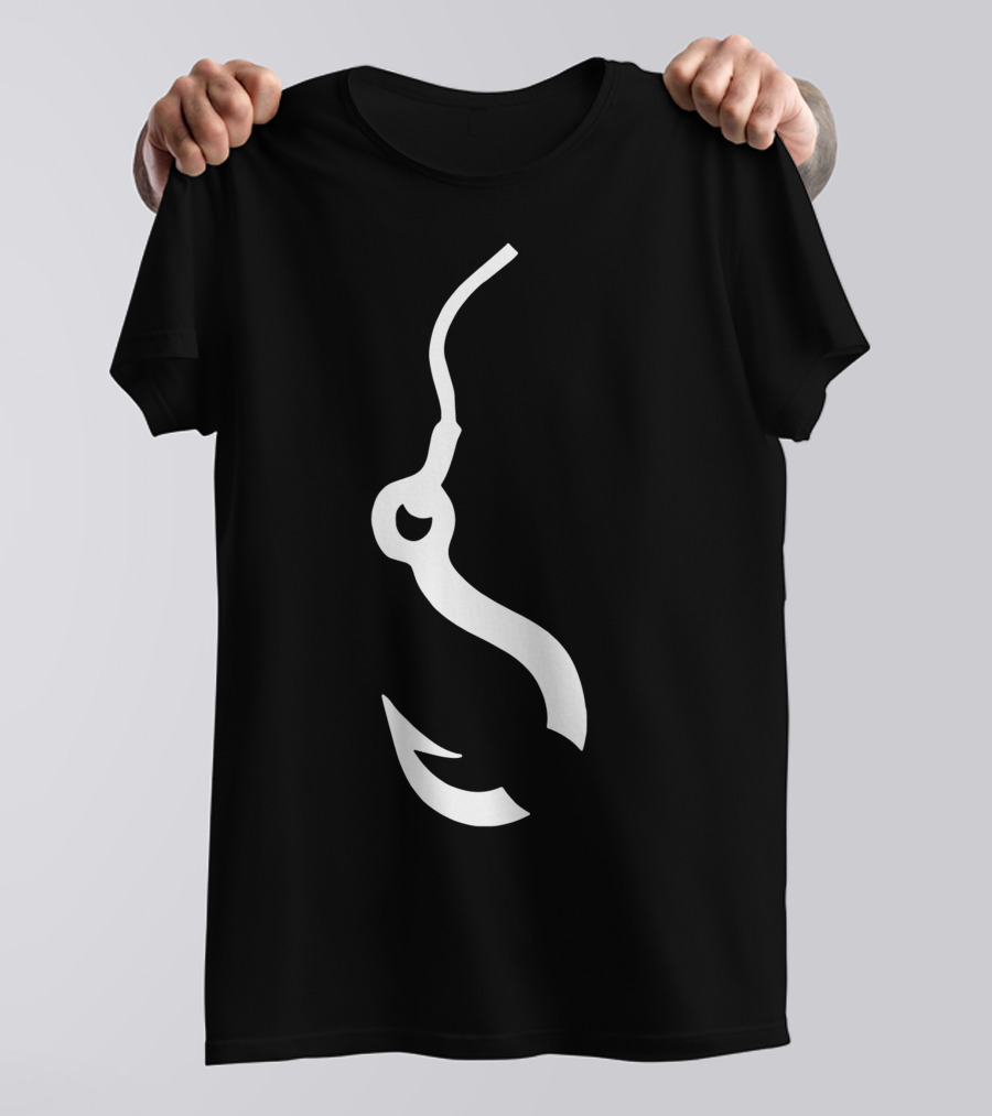 Fishing Hook Icon Simple T-Shirt