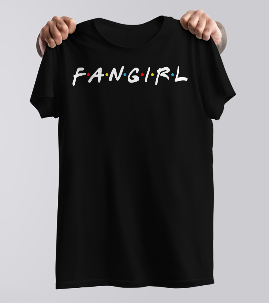Fangirl Friends TV Show Parody Dark T-Shirt