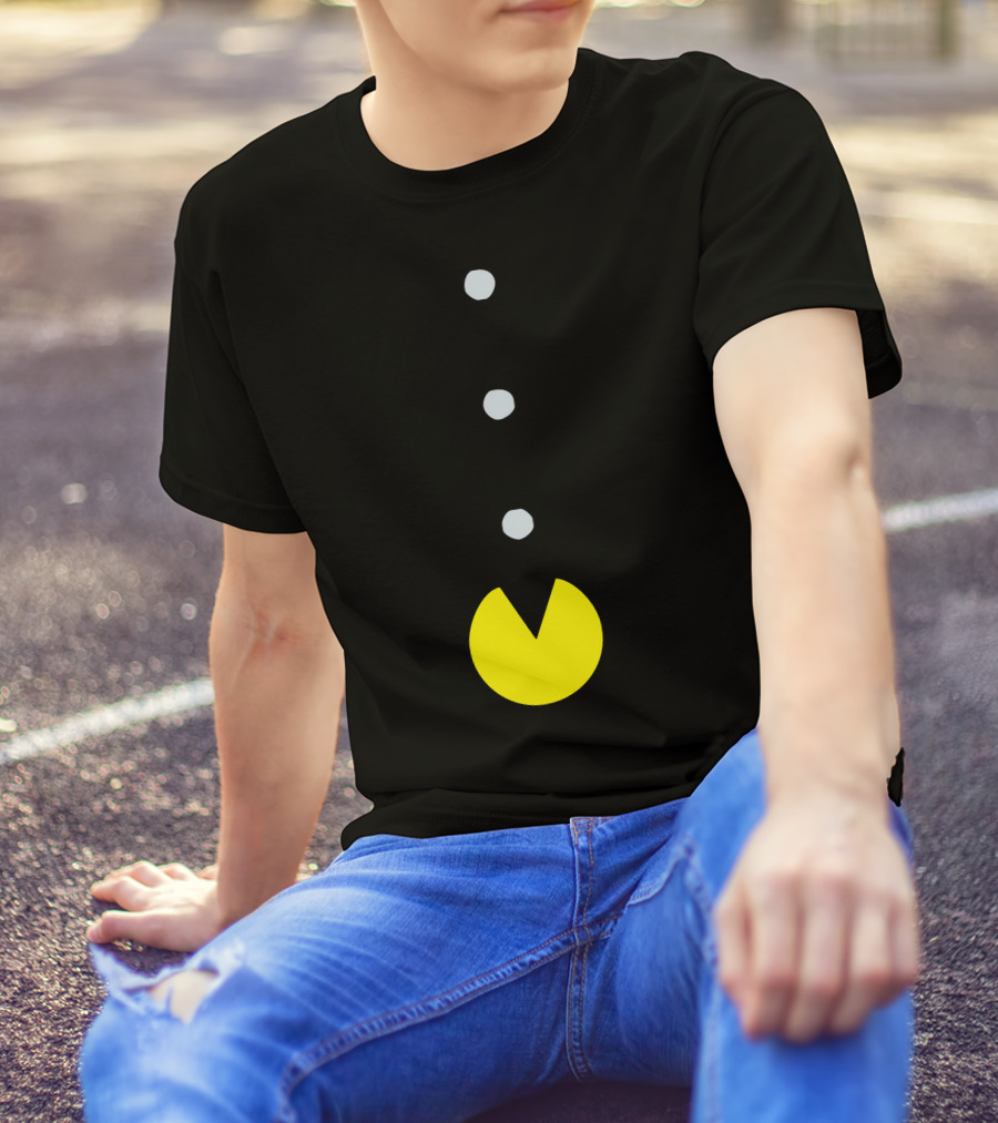 Funny 80s Pac-Man Retro Game Inspired T-Shirt