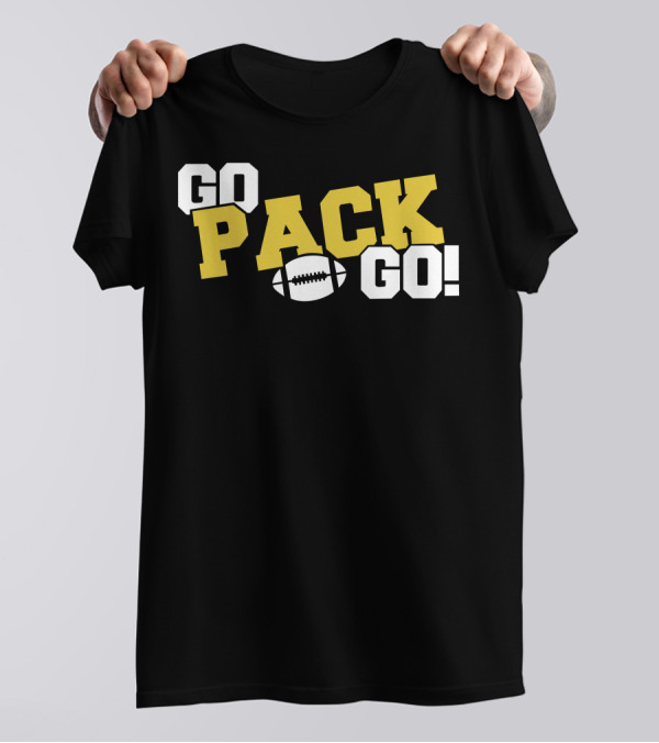 Go Pack Go Football Enthusiast Cheer T-Shirt