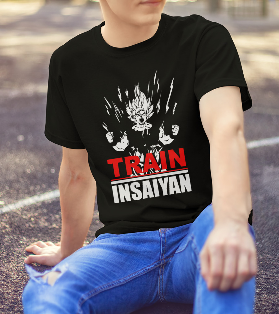 Train Insaiyan Goku Super Saiyan Power Burst T-Shirt