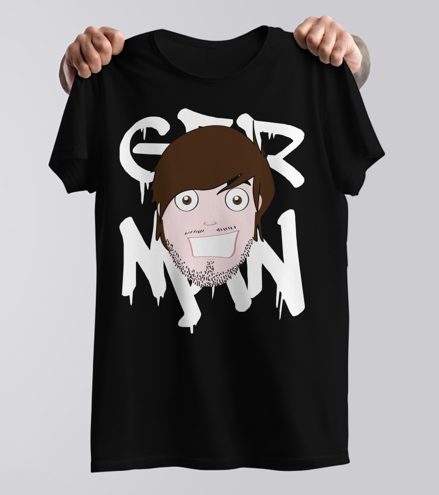 Holasoygerman Cartoon Character Face T-Shirt