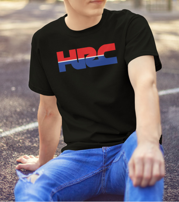 HRC Red Blue White Bold Lettering T-Shirt