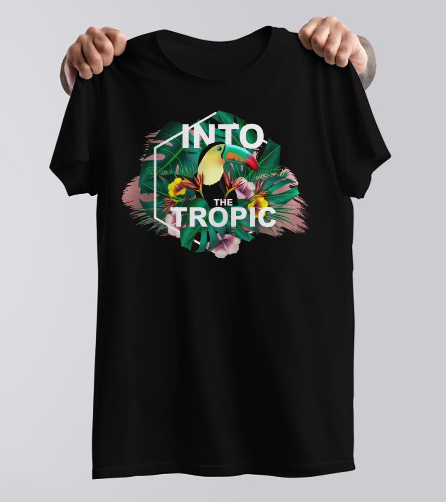 Toucan Jungle Into The Tropic For Dark T-Shirt