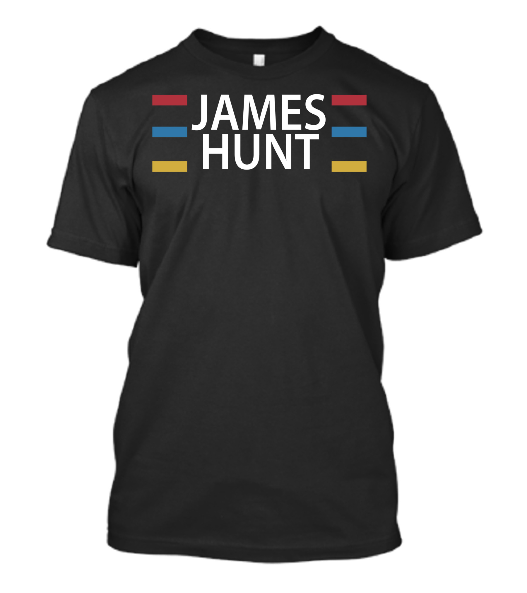 James Hunt Formula One Racing Stripes T-Shirt