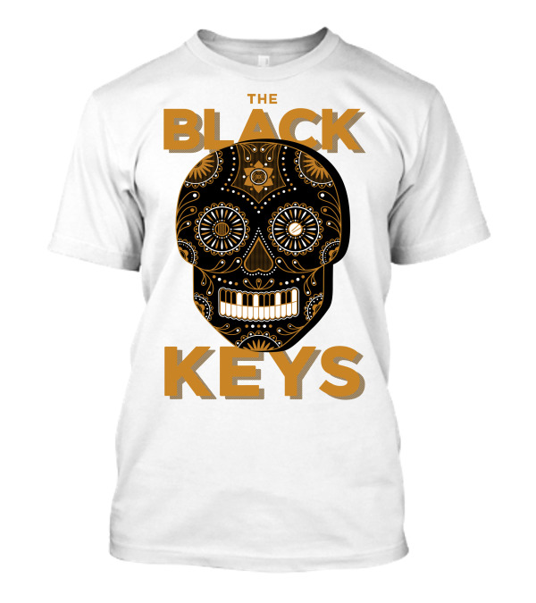 The Black Keys Skull Dia De Los Muertos T-Shirt