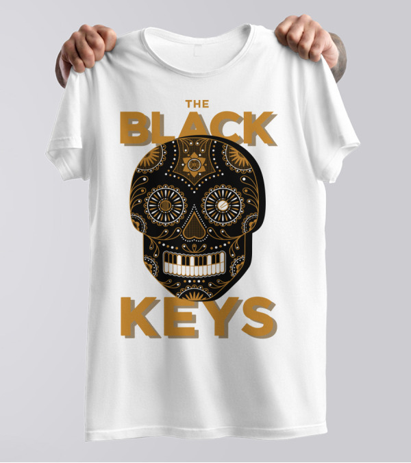 The Black Keys Skull Dia De Los Muertos T-Shirt