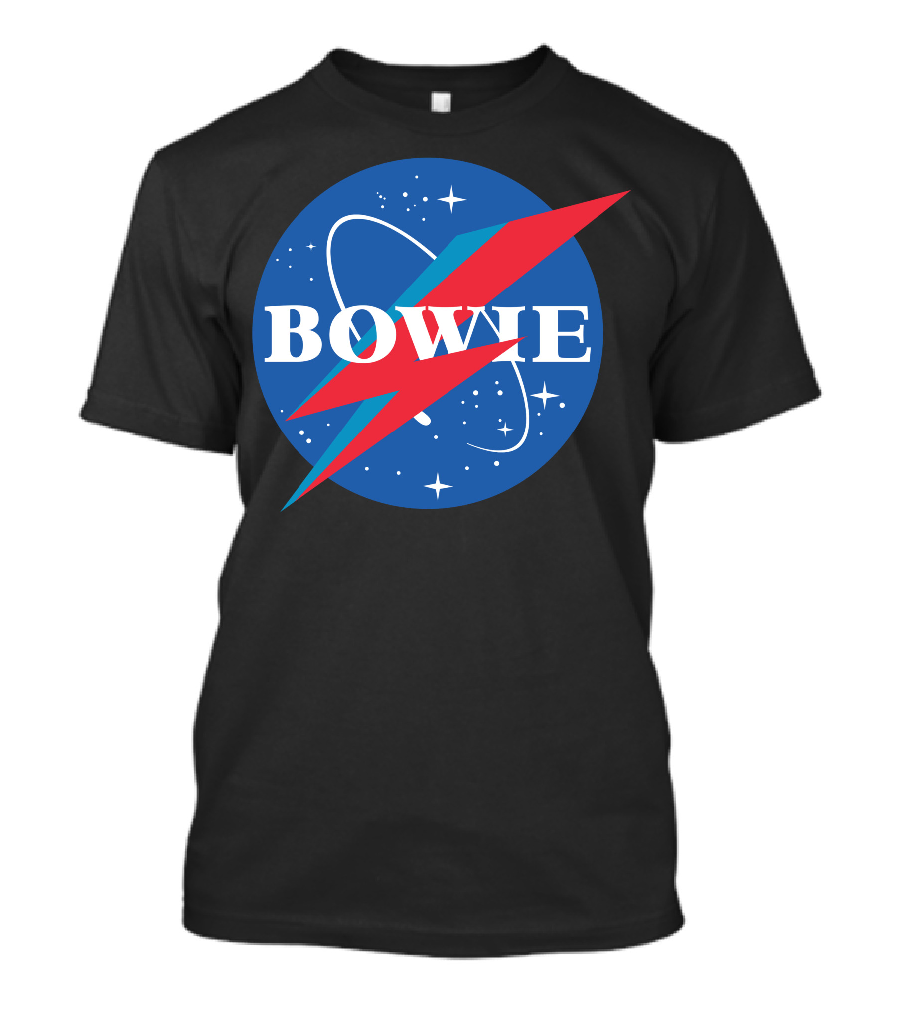 Bowie Space Lightning Bolt Nasa T-Shirt