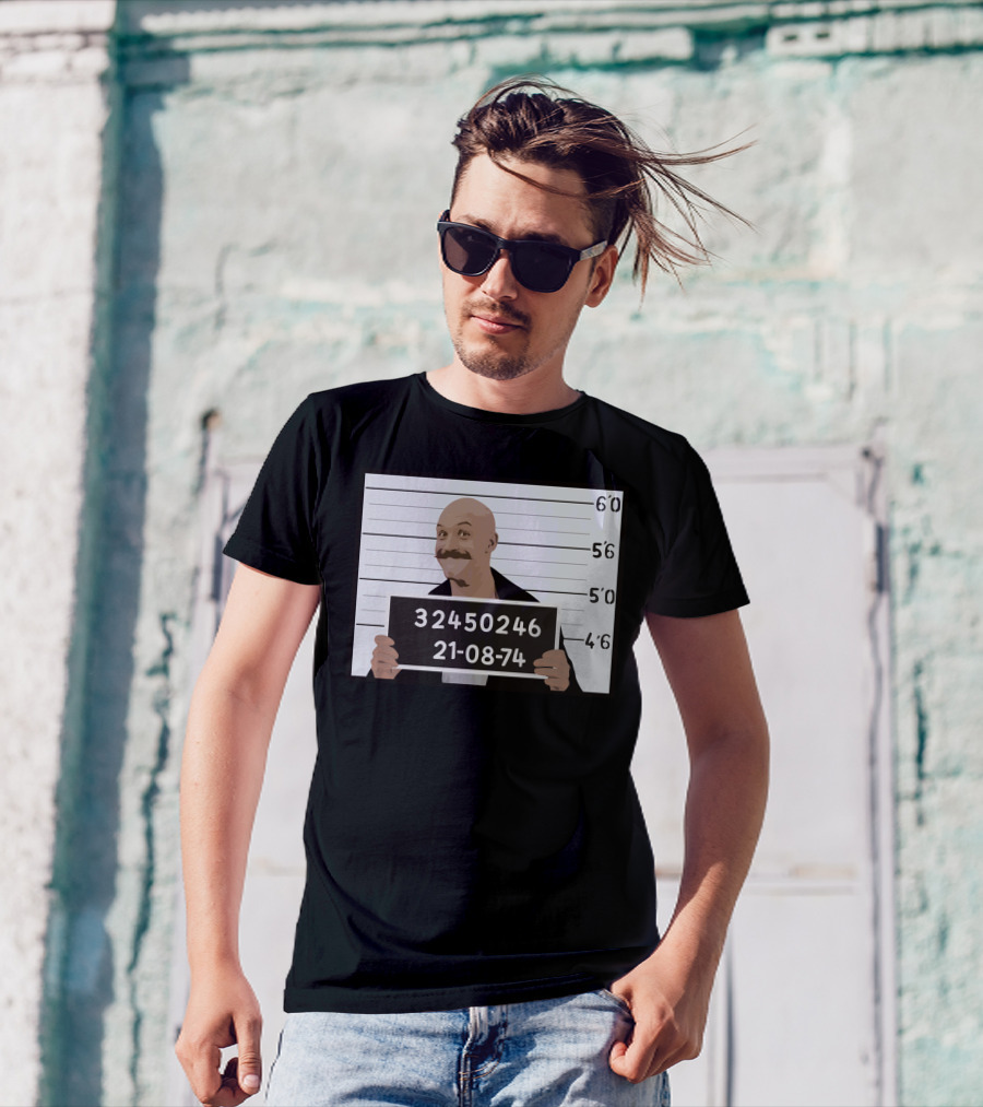 Charles Bronson Mugshot Prisoner 32450246 21-08-74 T-Shirt