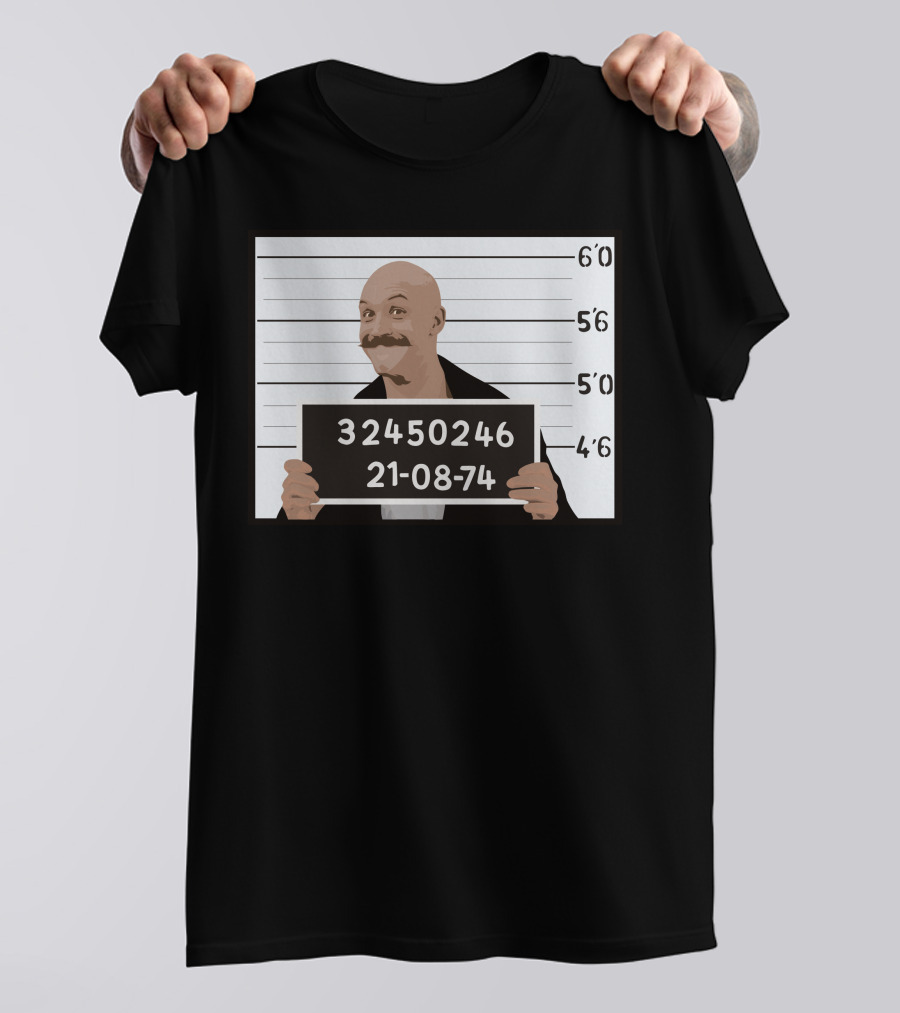 Charles Bronson Mugshot Prisoner 32450246 21-08-74 T-Shirt