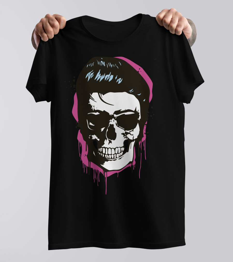 Cool Skull With Iconic Hair T-Shirt