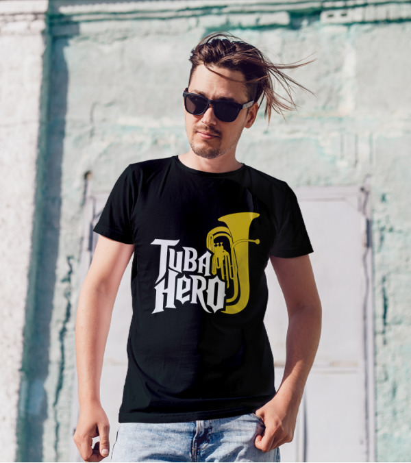 Tuba Hero Cool Design Tuba Iconic T-Shirt