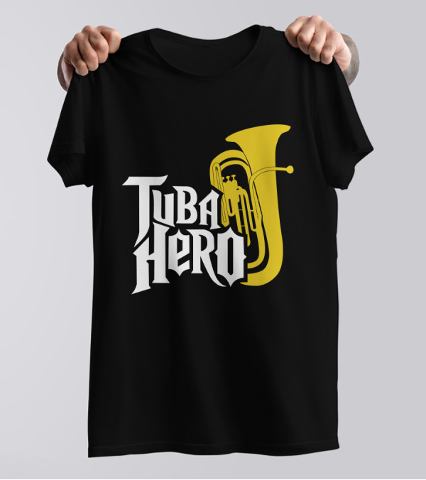 Tuba Hero Cool Design Tuba Iconic T-Shirt