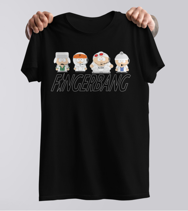 South Park Fingerbang Characters Ensemble T-Shirt