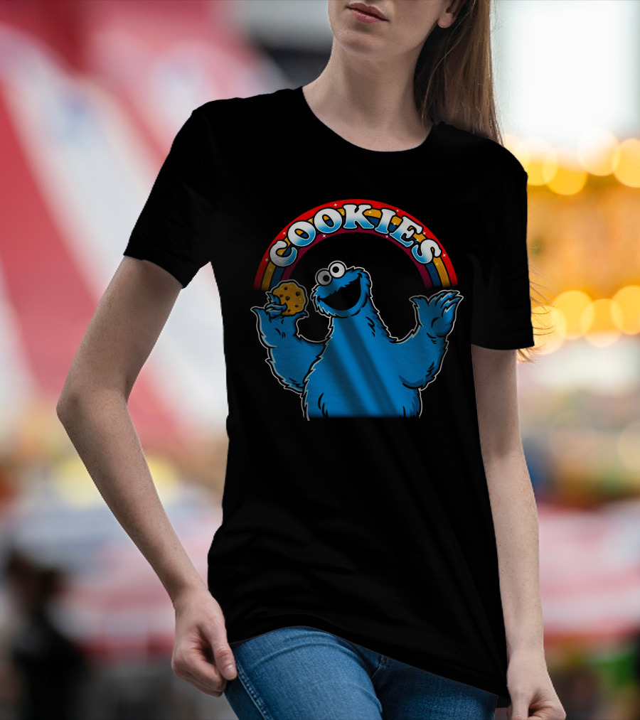 Cookies Rainbow Monster With Cookie T-Shirt